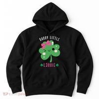St Patricks Day Sassy Little Lassie Cute Funny Hoodie thumb 0