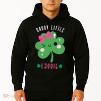 St Patricks Day Sassy Little Lassie Cute Funny Hoodie thumb 2