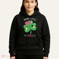 St Patricks Day Sassy Little Lassie Cute Funny Hoodie thumb 5