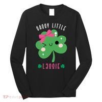 St Patricks Day Sassy Little Lassie Cute Funny Long Sleeve Shirt thumb 0