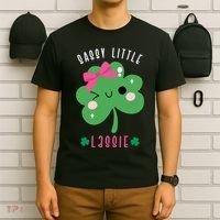 St Patricks Day Sassy Little Lassie Cute Funny T-Shirt thumb 6