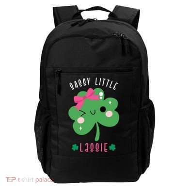 St Patricks Day Sassy Little Lassie Cute Funny Backpack