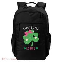 St Patricks Day Sassy Little Lassie Cute Funny Backpack thumb 0