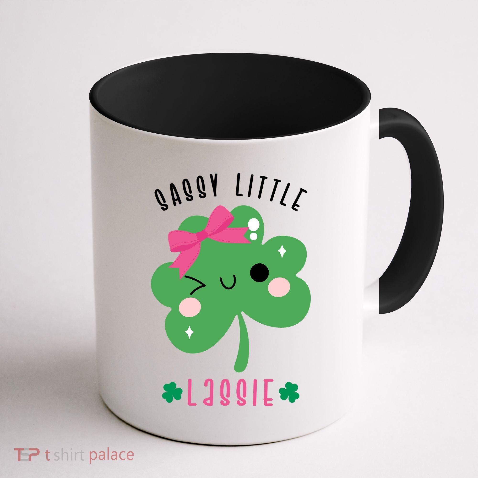 St Patricks Day Sassy Little Lassie Cute Funny Coffee Mug
