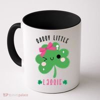 St Patricks Day Sassy Little Lassie Cute Funny Coffee Mug thumb 0
