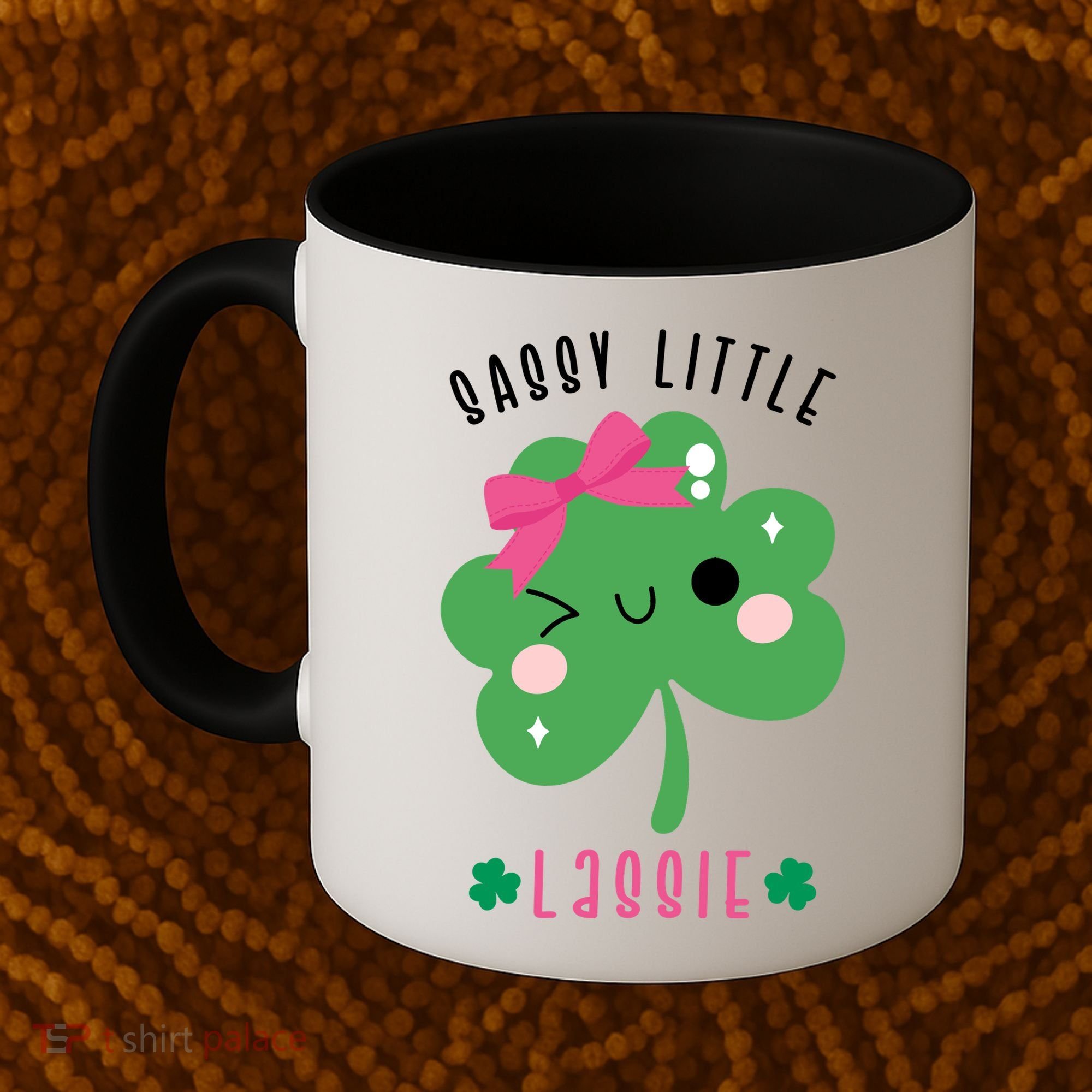 St Patricks Day Sassy Little Lassie Cute Funny Coffee Mug