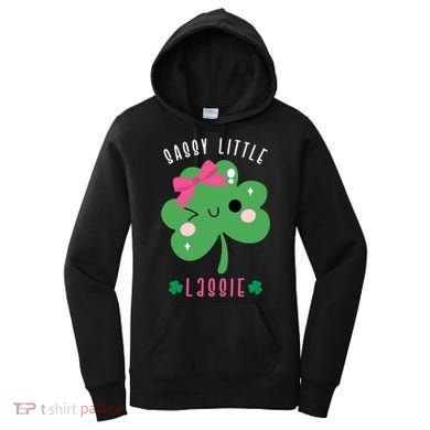 St Patricks Day Sassy Little Lassie Cute Funny Women's Hoodie