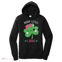 St Patricks Day Sassy Little Lassie Cute Funny Women's Hoodie thumb 0