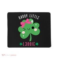 St Patricks Day Sassy Little Lassie Cute Funny Mousepad thumb 0
