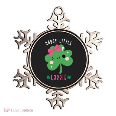 St Patricks Day Sassy Little Lassie Cute Funny Ornament