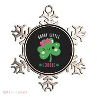 St Patricks Day Sassy Little Lassie Cute Funny Ornament thumb 0