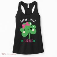 St Patricks Day Sassy Little Lassie Cute Funny Women's Tank Top thumb 0