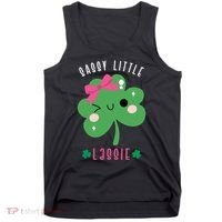 St Patricks Day Sassy Little Lassie Cute Funny Tank Top thumb 0