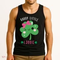 St Patricks Day Sassy Little Lassie Cute Funny Tank Top thumb 3