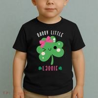 St Patricks Day Sassy Little Lassie Cute Funny Toddler T-Shirt thumb 2