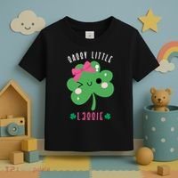 St Patricks Day Sassy Little Lassie Cute Funny Toddler T-Shirt thumb 3