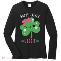 St Patricks Day Sassy Little Lassie Cute Funny Women's Long Sleeve Shirt thumb 0