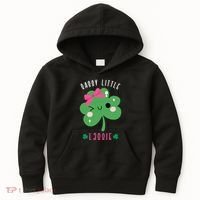 St Patricks Day Sassy Little Lassie Cute Funny Kids Hoodie thumb 0