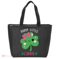 St Patricks Day Sassy Little Lassie Cute Funny Tote Bag thumb 0