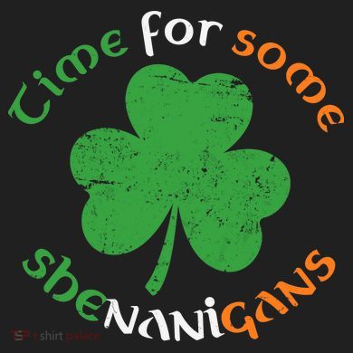 St Patrick's Day Time For Some Shenanigans 11oz C Handle Ceramic Mug