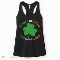 St Patrick's Day Time For Some Shenanigans Women's Tank Top thumb 0