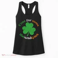 St Patrick's Day Time For Some Shenanigans Women's Tank Top thumb 0
