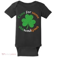 St Patrick's Day Time For Some Shenanigans Baby Bodysuit thumb 0