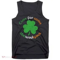 St Patrick's Day Time For Some Shenanigans Tank Top thumb 0