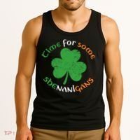 St Patrick's Day Time For Some Shenanigans Tank Top thumb 3
