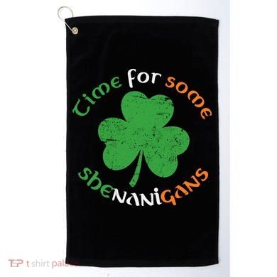 St Patrick's Day Time For Some Shenanigans Golf Towel