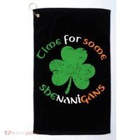 St Patrick's Day Time For Some Shenanigans Golf Towel thumb 0