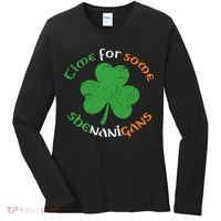 St Patrick's Day Time For Some Shenanigans Women's Long Sleeve Shirt thumb 0