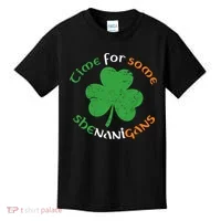 St Patrick's Day Time For Some Shenanigans Kids T-Shirt thumb 0
