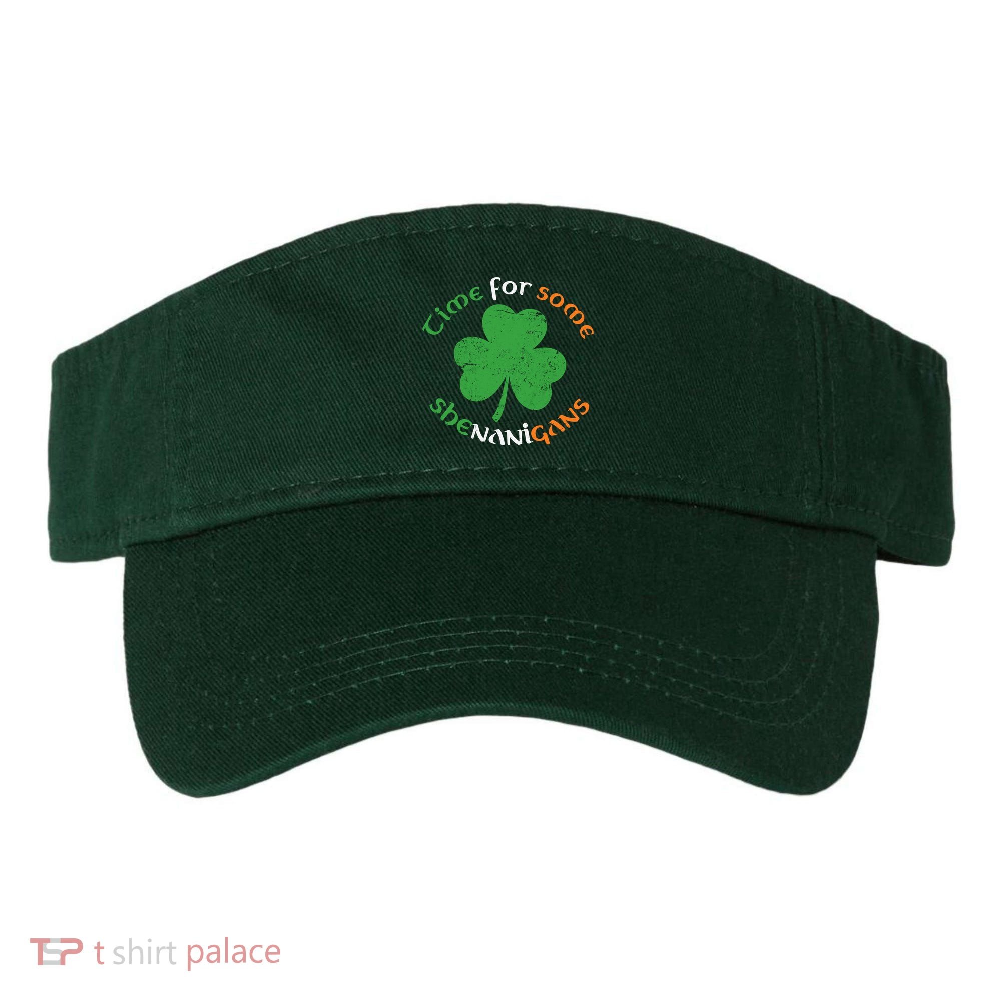 St Patrick's Day Time For Some Shenanigans Visor