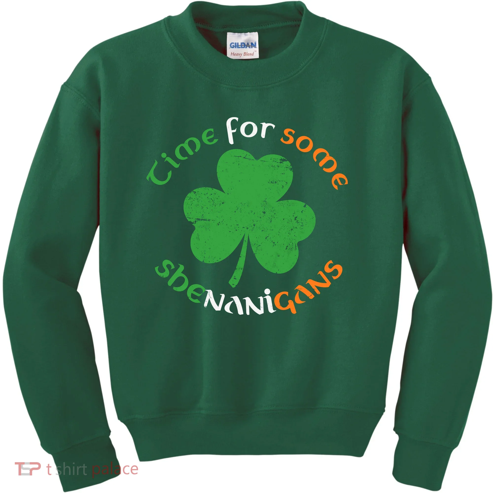 St Patrick's Day Time For Some Shenanigans Kids Sweatshirt