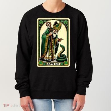 St Patricks Day Tarot Card GoN Git Funny St Patrick Women's Sweatshirt