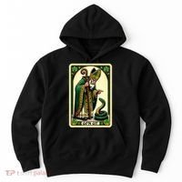 St Patricks Day Tarot Card GoN Git Funny St Patrick Hoodie thumb 0