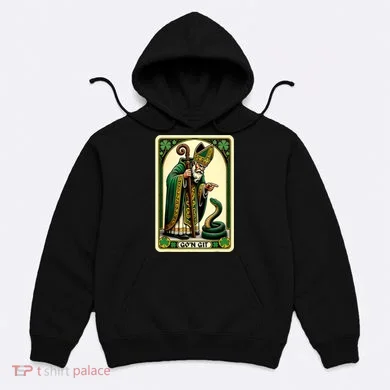 St Patricks Day Tarot Card GoN Git Funny St Patrick Hoodie