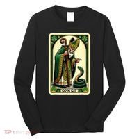 St Patricks Day Tarot Card GoN Git Funny St Patrick Long Sleeve Shirt thumb 0
