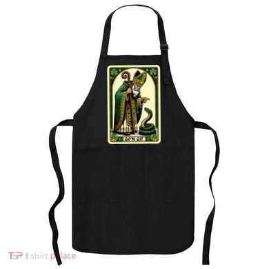 St Patricks Day Tarot Card GoN Git Funny St Patrick Apron