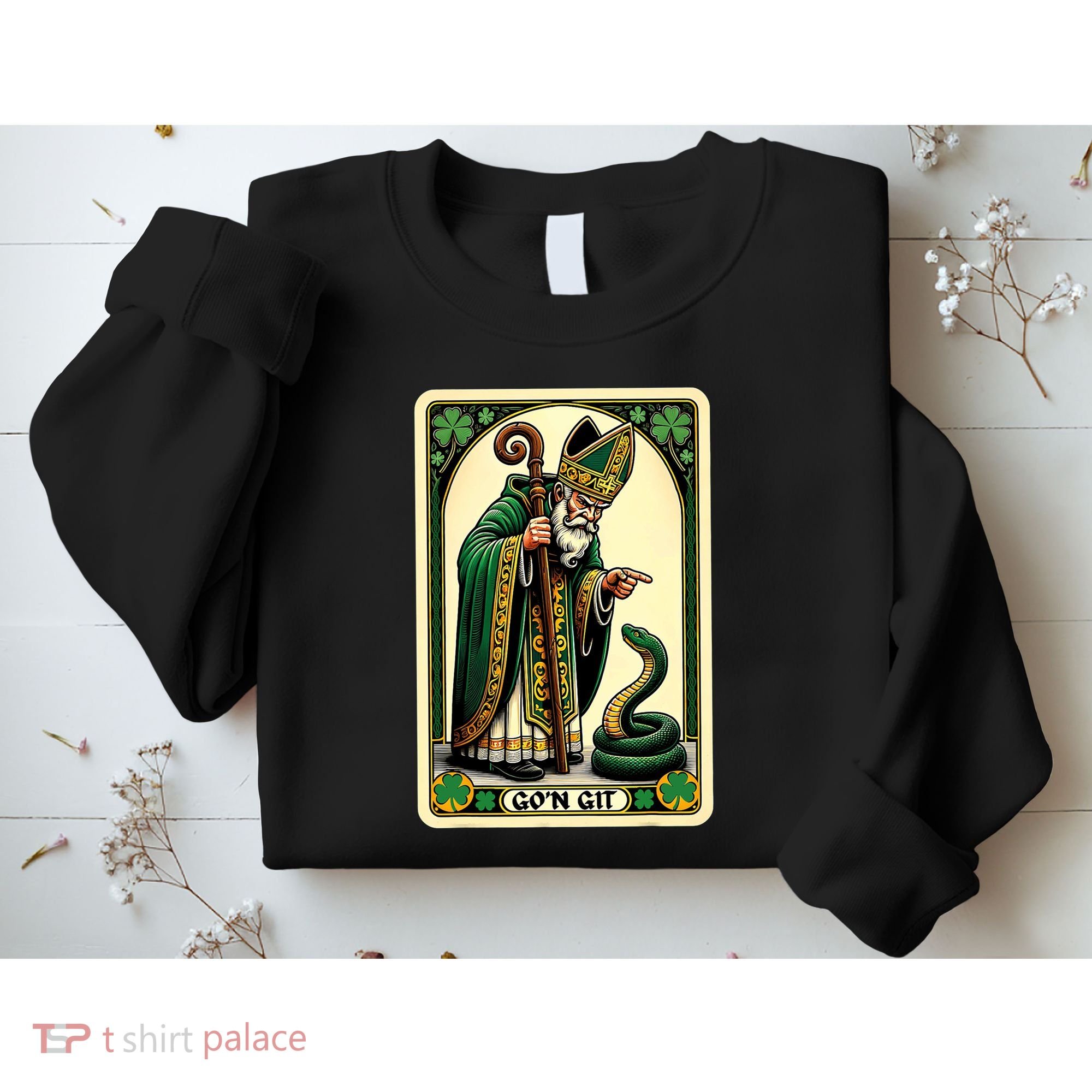 St Patricks Day Tarot Card GoN Git Funny St Patrick Sweatshirt
