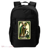 St Patricks Day Tarot Card GoN Git Funny St Patrick Backpack thumb 0
