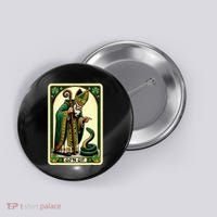 St Patricks Day Tarot Card GoN Git Funny St Patrick Button thumb 0