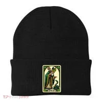 St Patricks Day Tarot Card GoN Git Funny St Patrick Beanie thumb 0