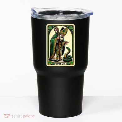 St Patricks Day Tarot Card GoN Git Funny St Patrick Tumbler