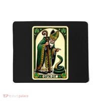 St Patricks Day Tarot Card GoN Git Funny St Patrick Mousepad thumb 0