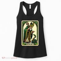 St Patricks Day Tarot Card GoN Git Funny St Patrick Women's Tank Top thumb 0