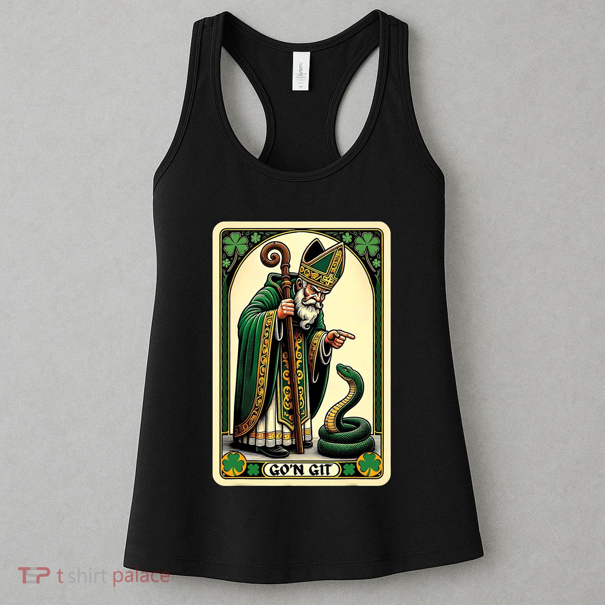 St Patricks Day Tarot Card GoN Git Funny St Patrick Women's Tank Top