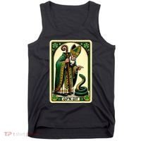 St Patricks Day Tarot Card GoN Git Funny St Patrick Tank Top thumb 0