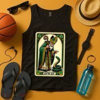 St Patricks Day Tarot Card GoN Git Funny St Patrick Tank Top thumb 4